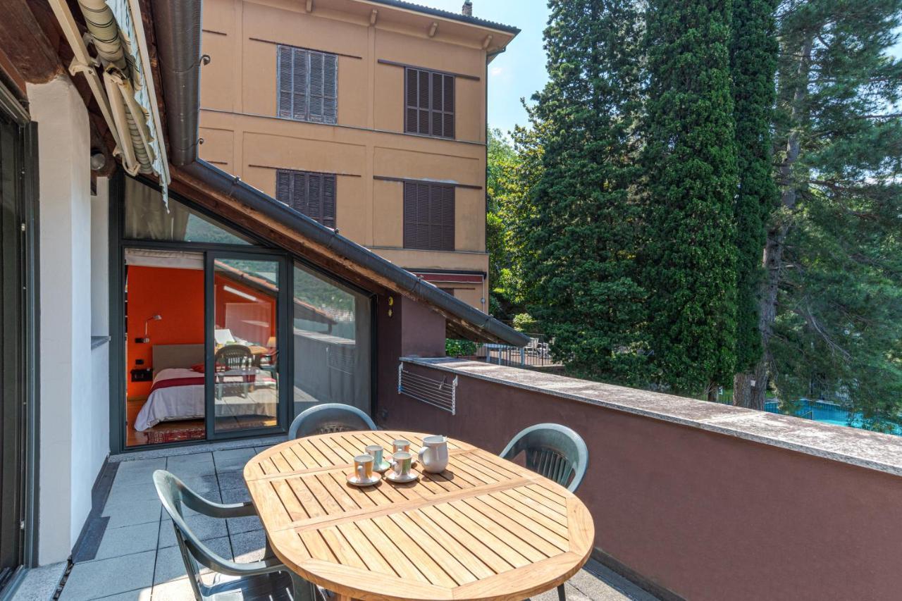 Appartamento Apt With Terrace And Shared Pool! Lake View! Nesso Esterno foto